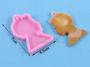 Epoxy Resin 8-in-1 Keychain Mould – Diy Jewelry Crafts