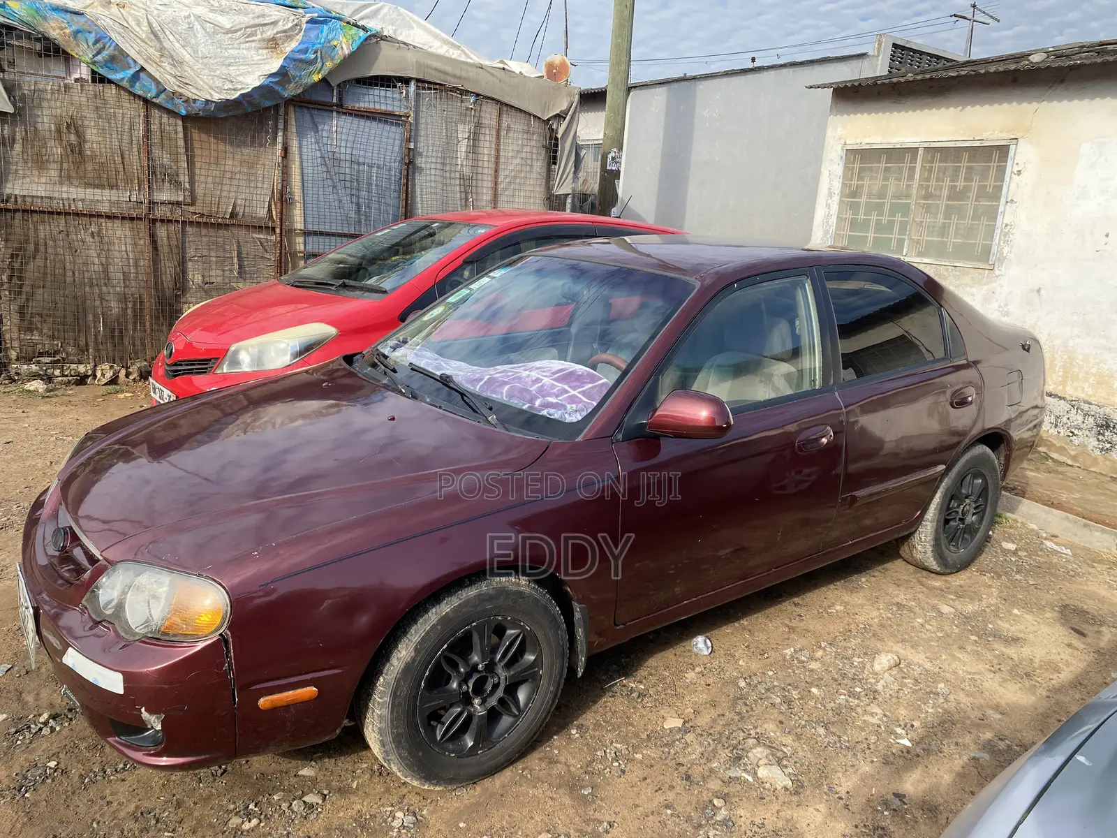 Kia Spectra 2003 Burgundy