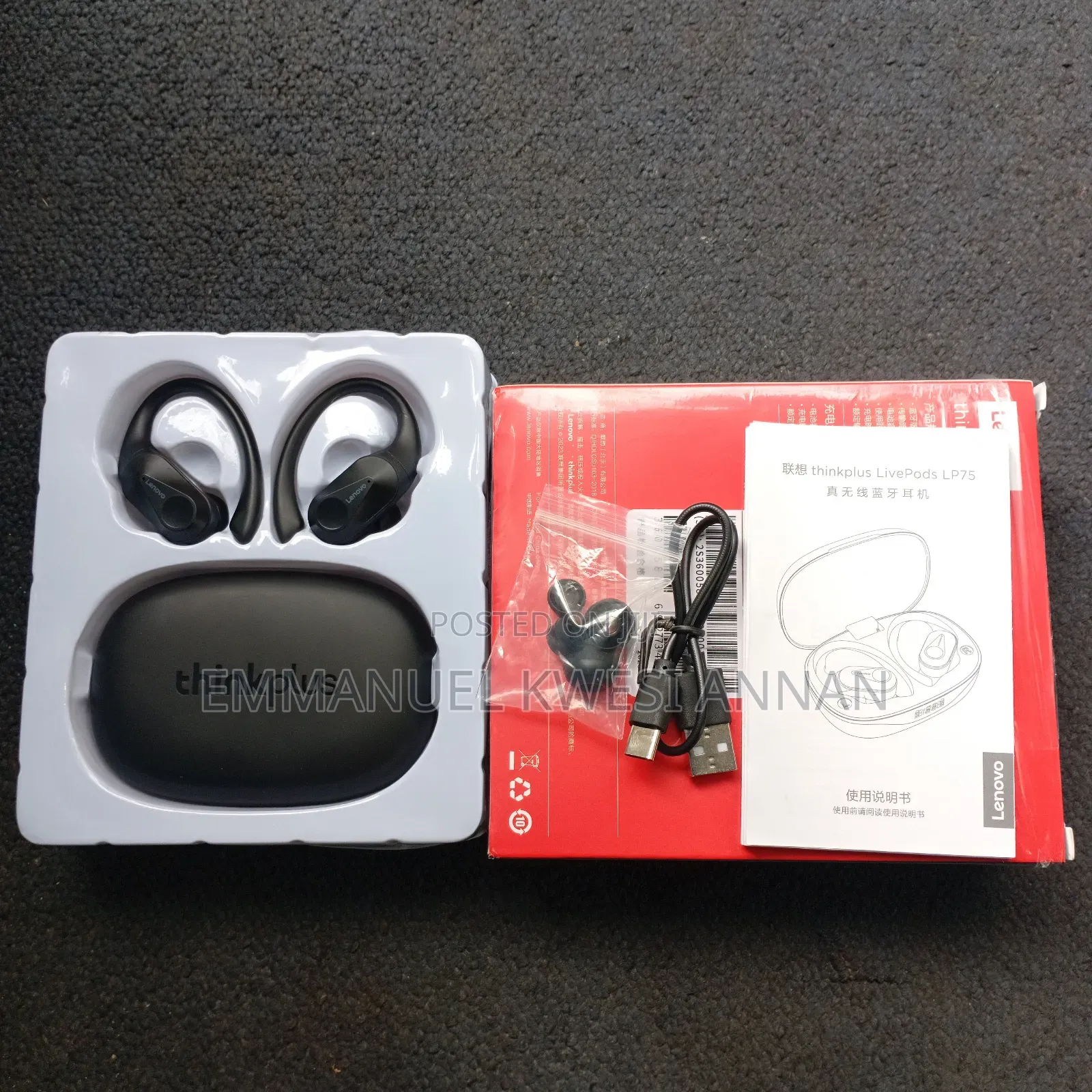 Lenovo Thinkplus Livepods Lp75 Bluetooth Wireless