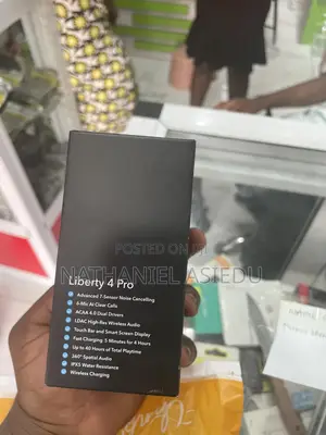 Anker Liberty 4 Pro True Wireless Noise-Cancelling Earbuds.