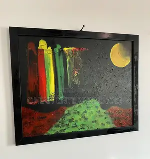 Hand-Painted Abstract Art With Deep Meaning for Sale