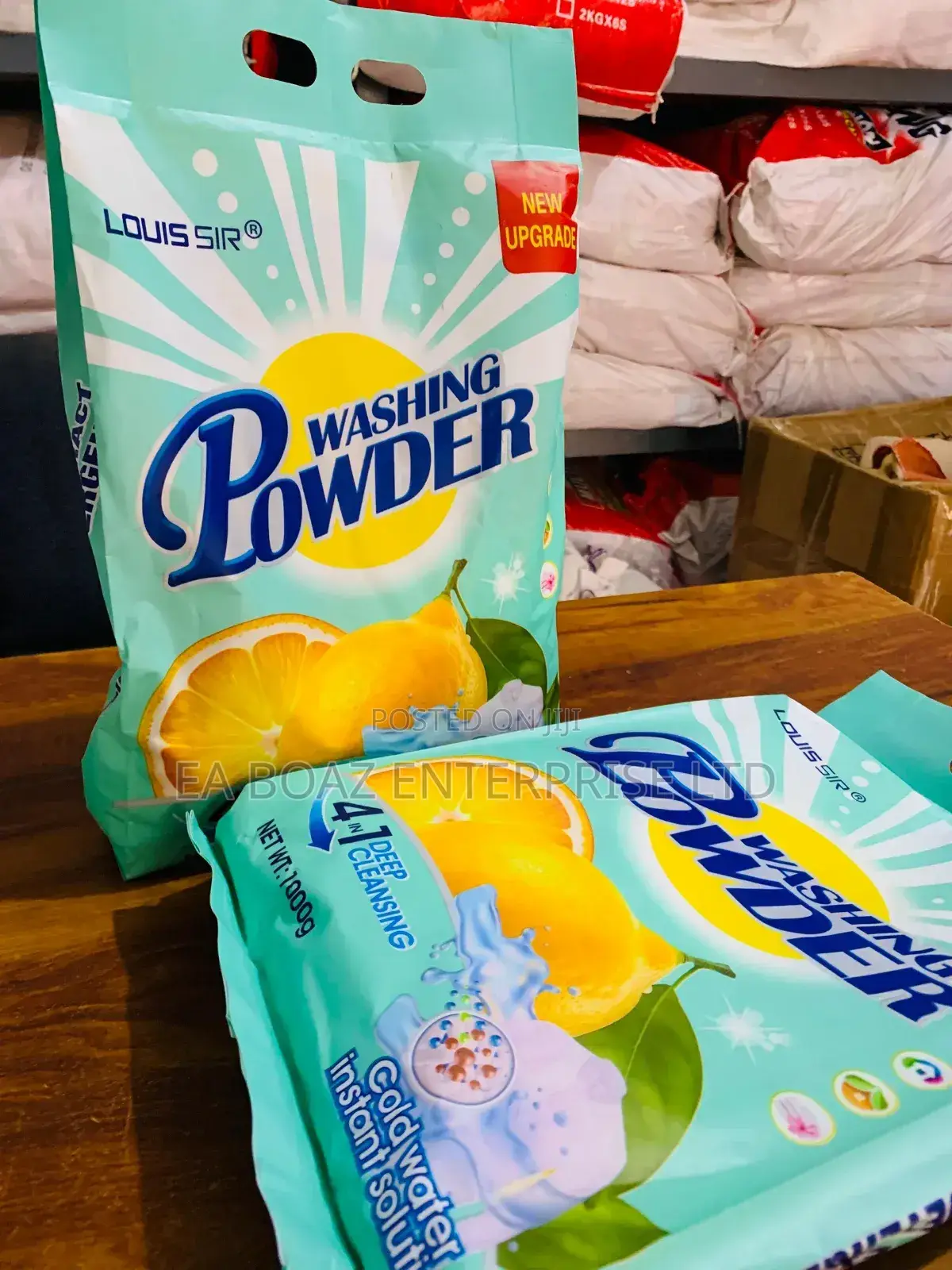 Machine Wash Laundry Detergent 4 In 1 Perfumes Powder 1kg