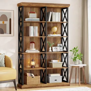 6-Tier Bookshelf Display for Home and Office