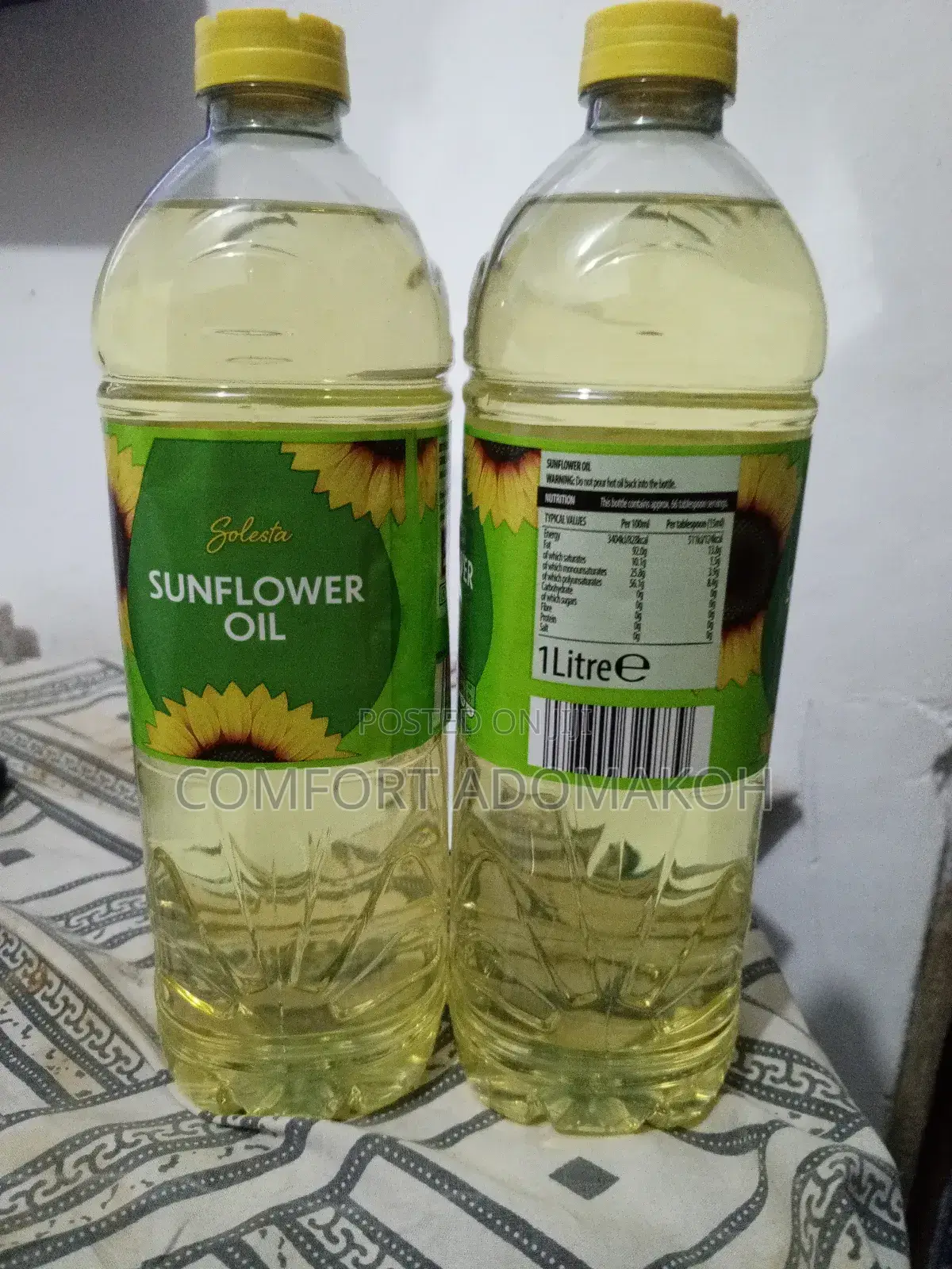 1 Litre Sunflower Oil