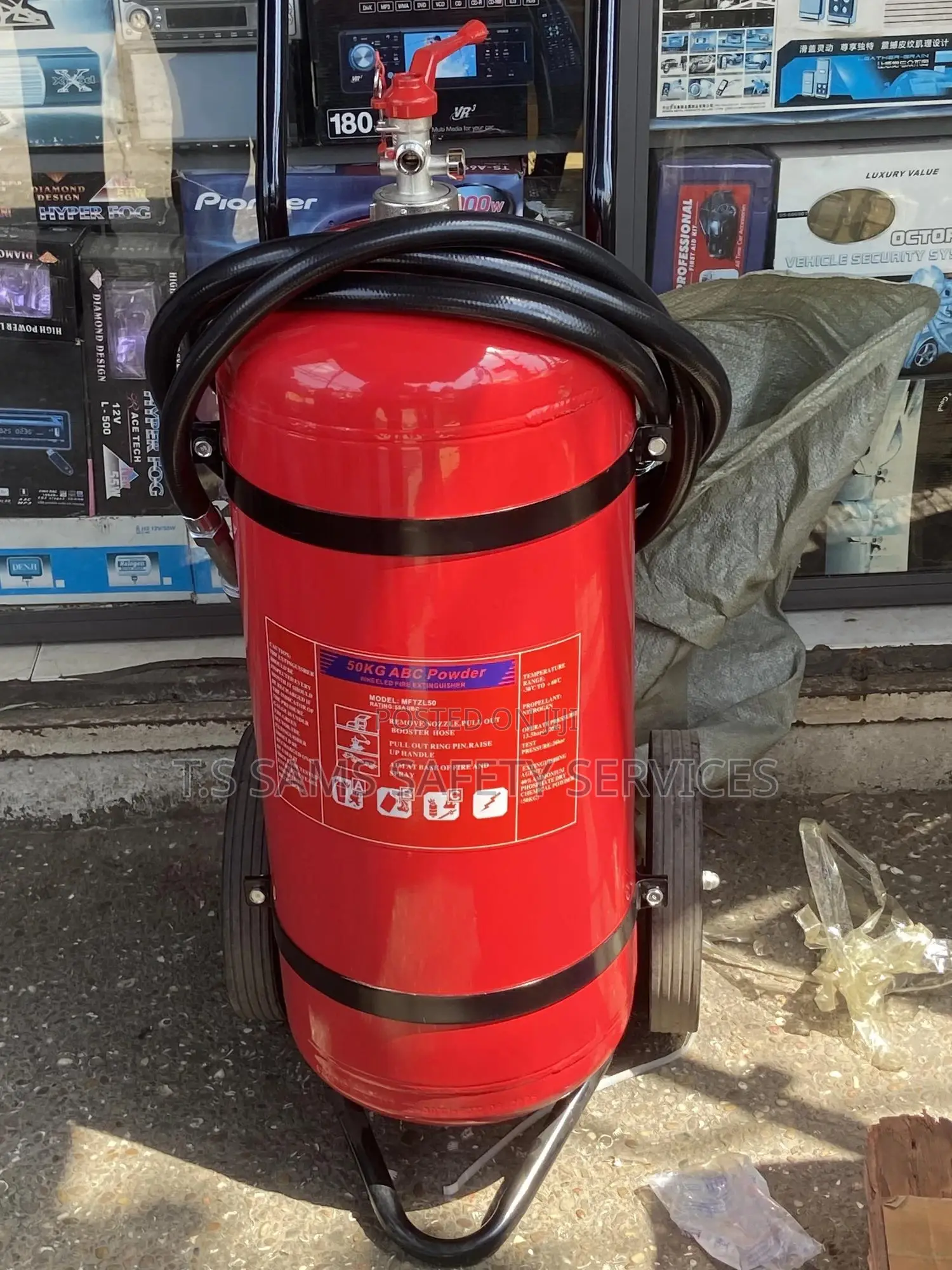 50kg Dry Chemical Powder Fire Extinguisher