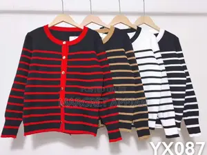 Long Hand Stripped Top