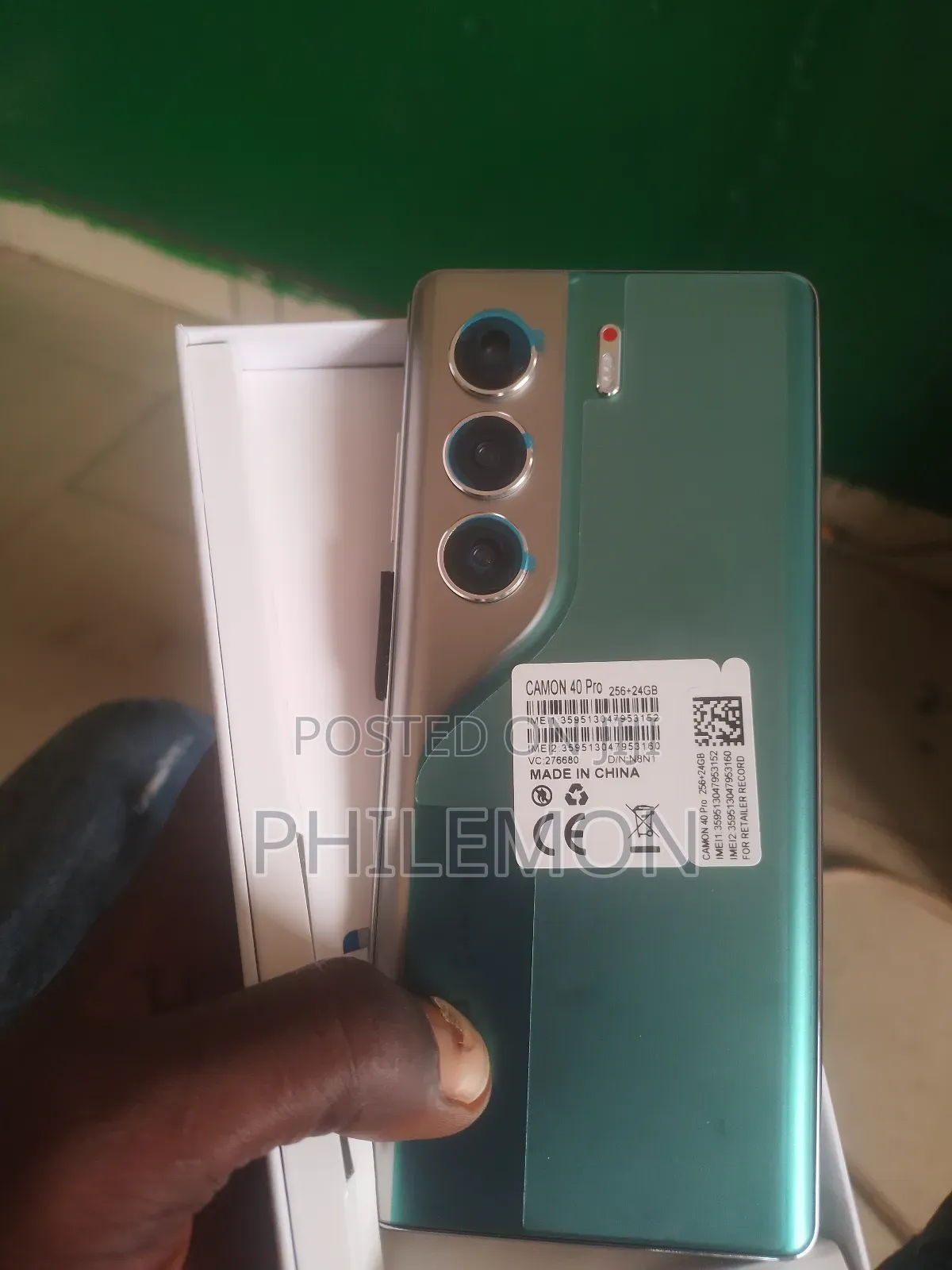 New Tecno Camon 40 Pro 5G 256 GB Silver