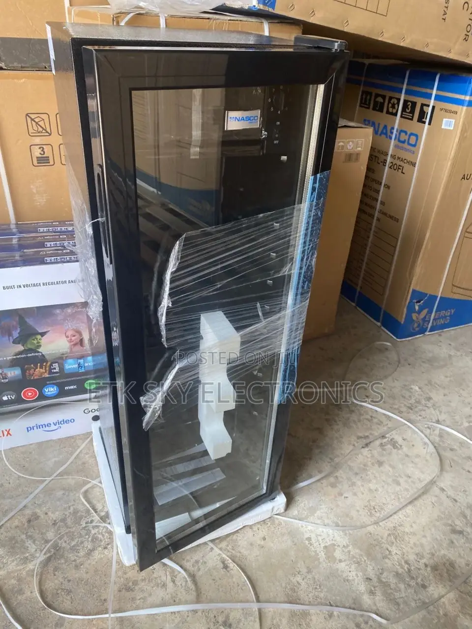 Nas-fl150sc Nasco 150liters Display Fridge