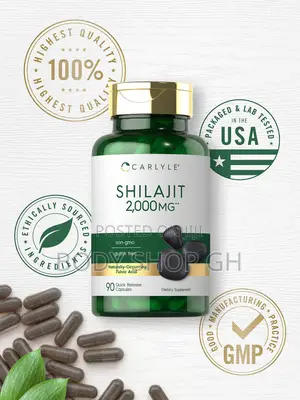 Carlyle Shilajit Capsules | 90 Count - 2000mg