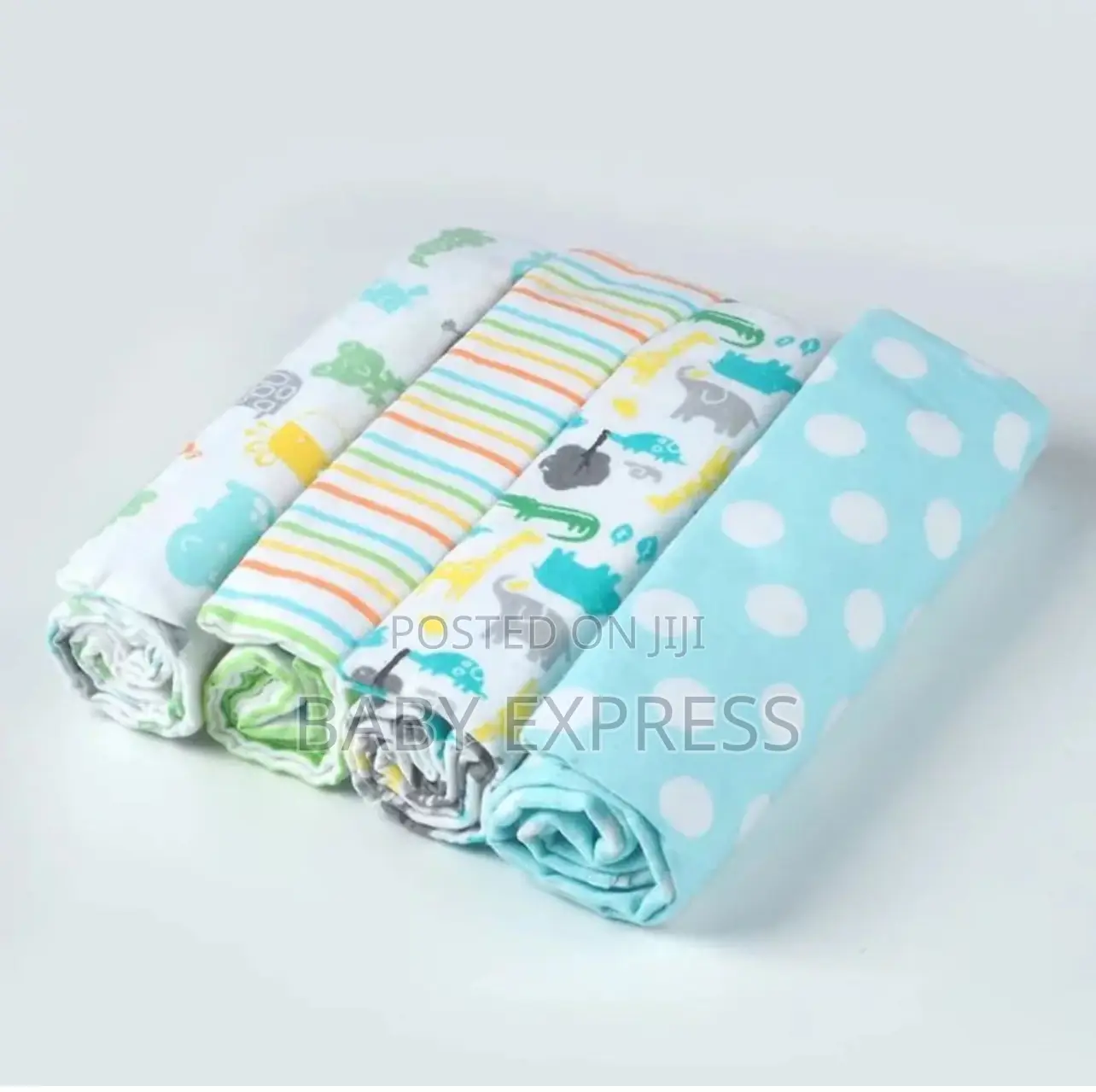 Soft Cotton Baby Cot Sheets / Multi-use Receiving Blankets