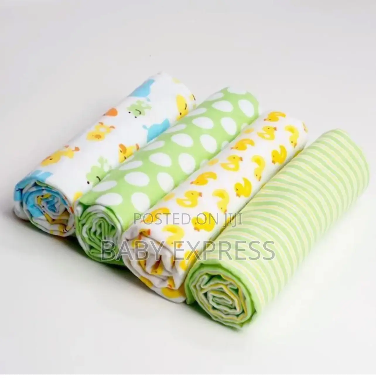 Soft Cotton Baby Cot Sheets / Multi-use Receiving Blankets