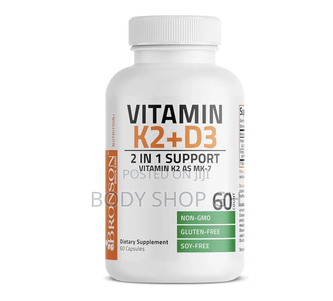 2 in 1 Formula Vitamin K-2 + Vitamin D3 (Mk7) Supplement