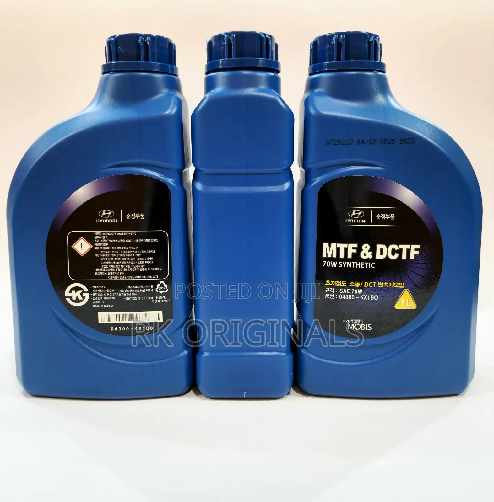 Hyundai/Kia MTF DCTF 70w Synthetic Fluid 1l From Korea
