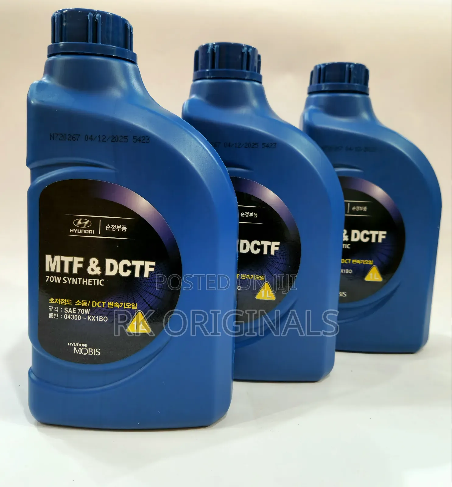 Hyundai/Kia MTF DCTF 70w Synthetic Fluid 1l From Korea