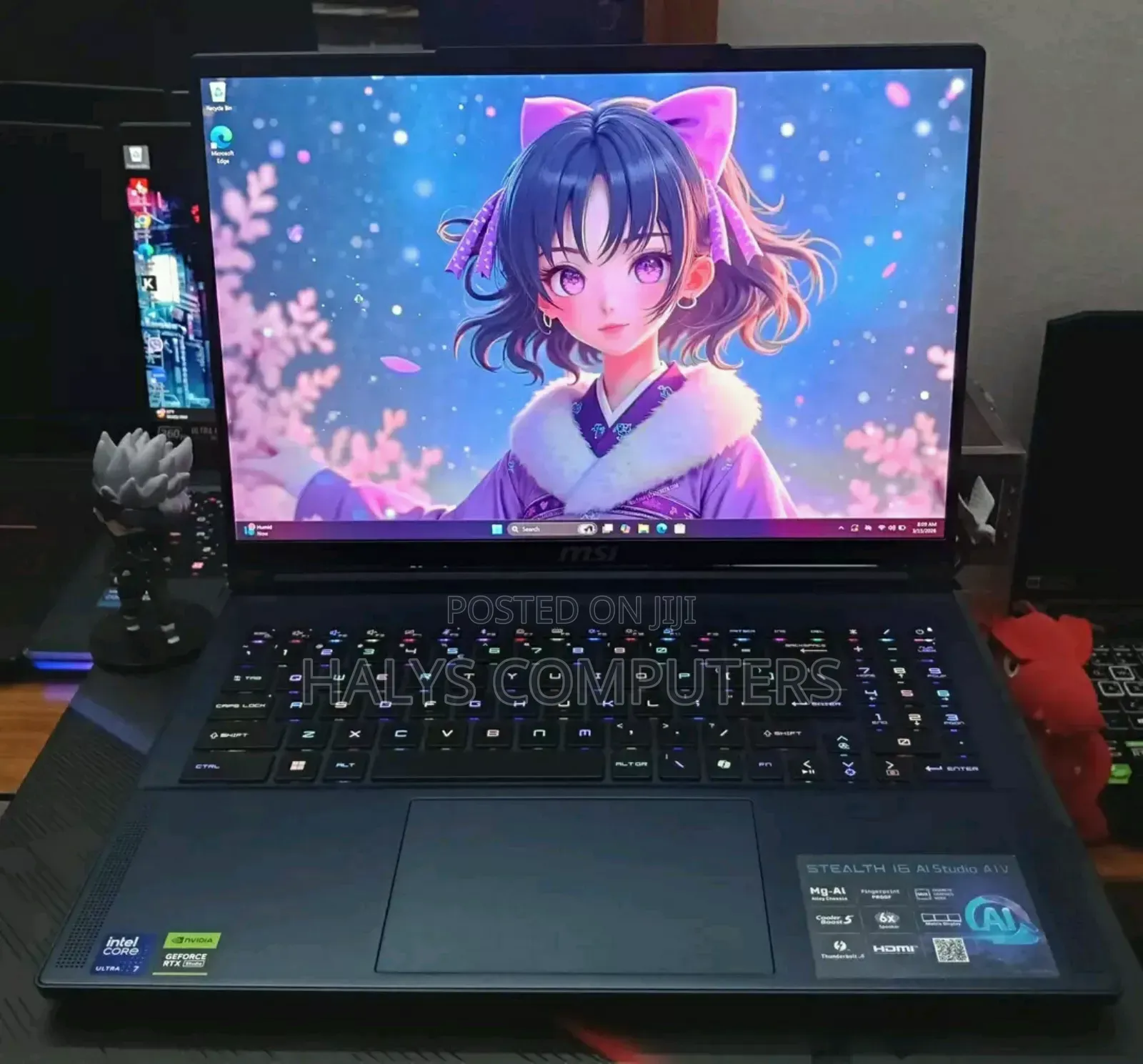 New Laptop MSI Stealth 16 AI Studio 16GB Intel Core 7 SSD 1T