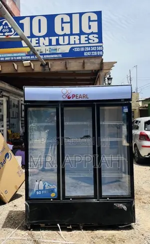 Extra Chilling Pearl 3 Door Electric Fridge(Glass)