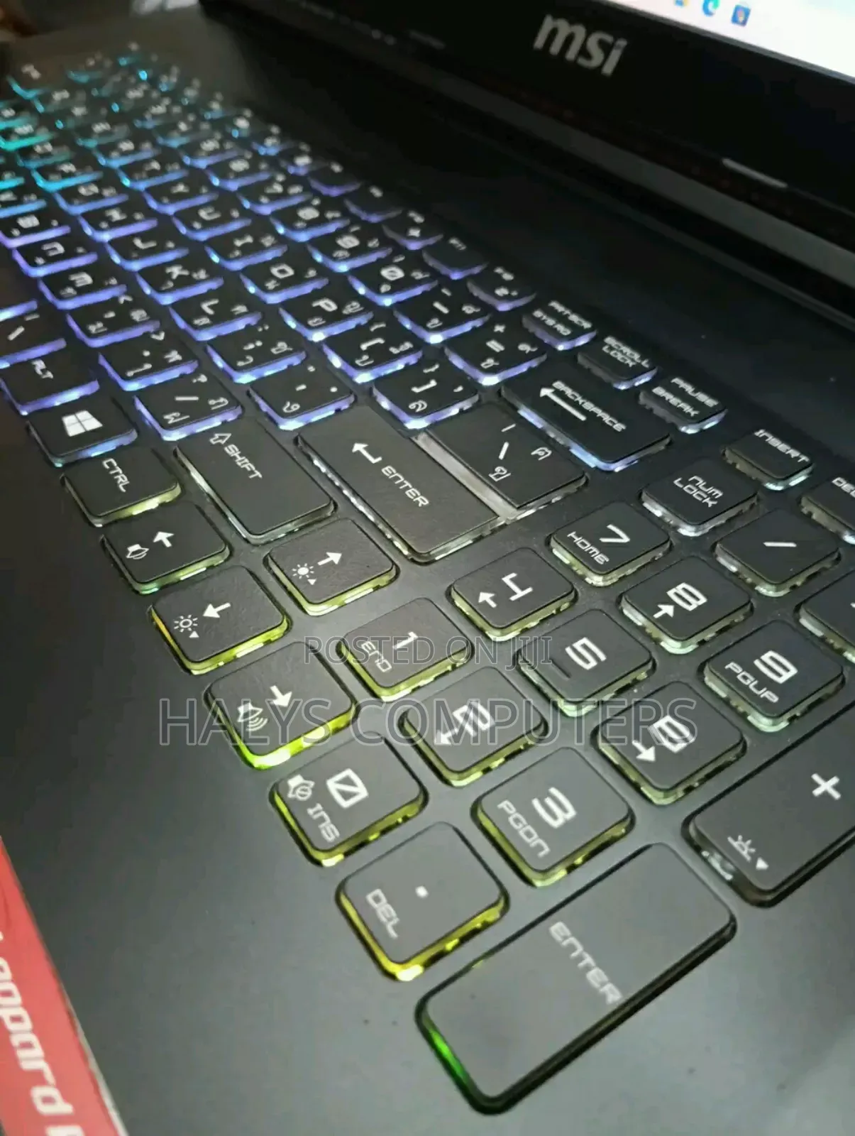New Laptop MSI GF63 16GB Intel Core i7 SSD 1T