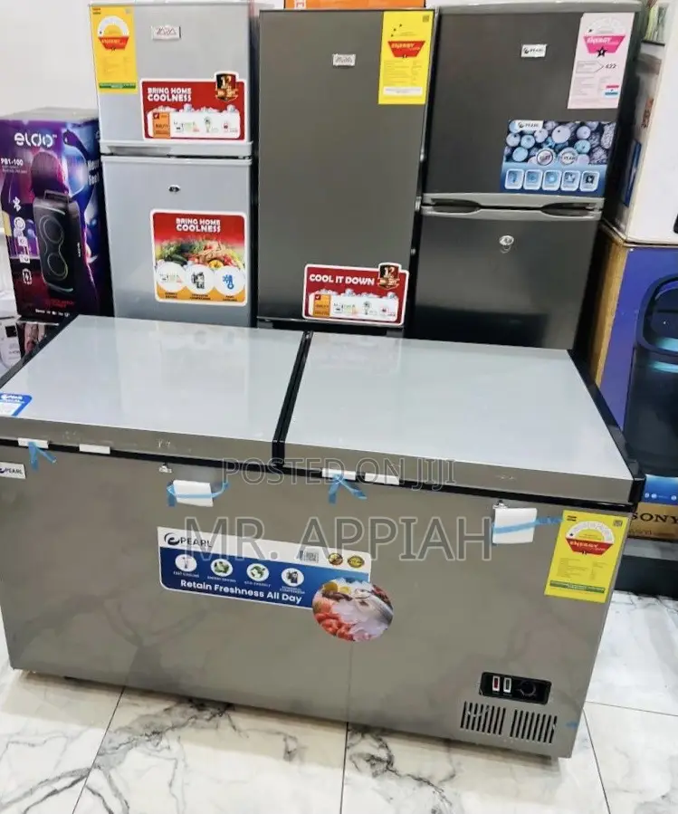 Buy Classic Pearl PCF-5310-6f. 413l 2 Door Chest Freezer(Gray)