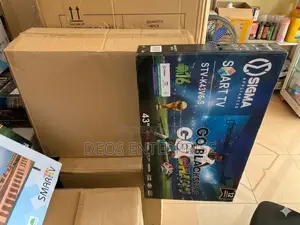 Brand New Sigma 43" Smart Tv (Fhd, Frameless)