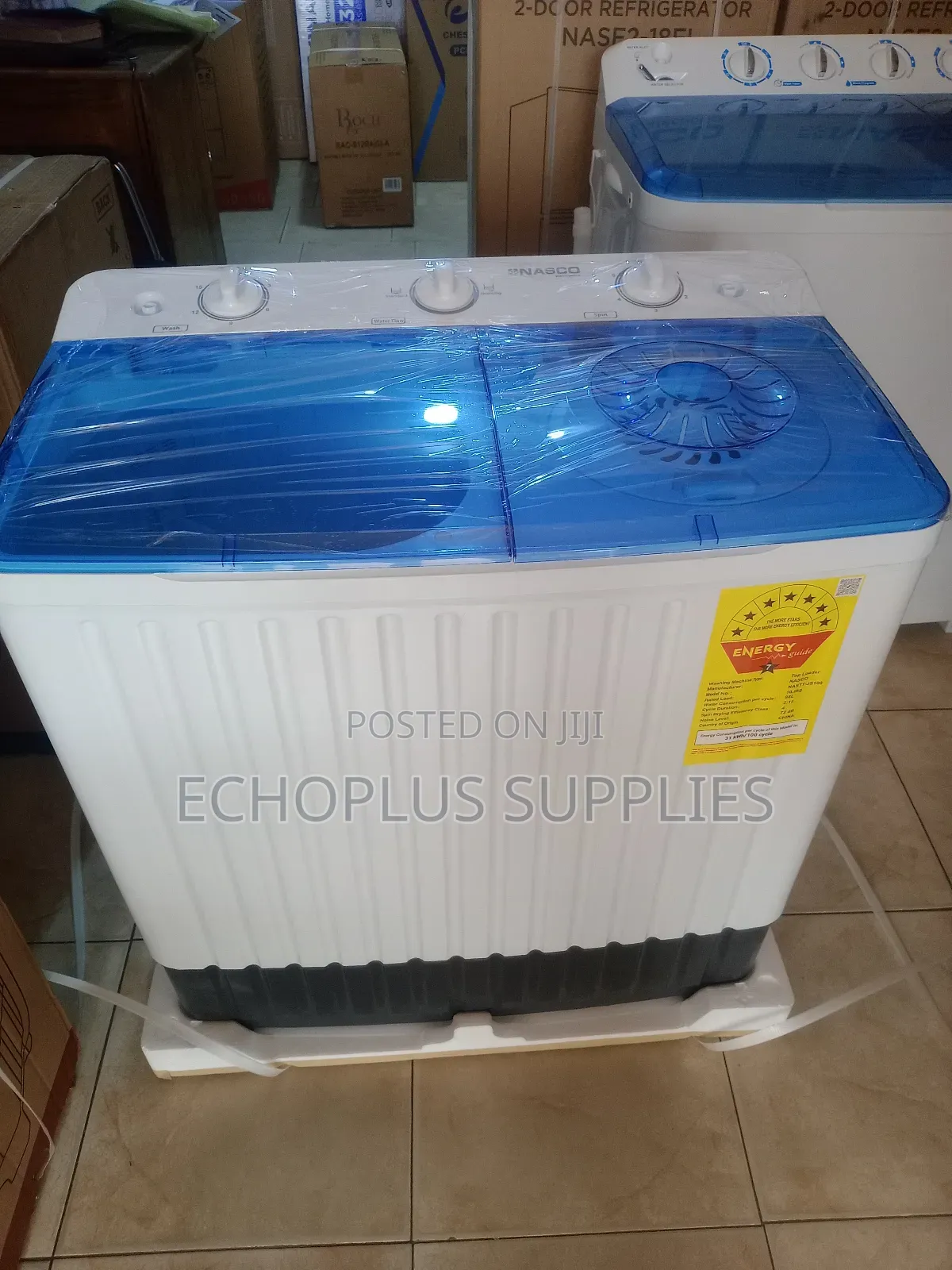 Nasco 10kg Washing Machine/Twin Tub