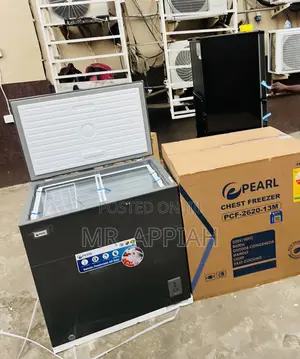 Super Cooling Pearl Single Door Chest Freezer(Pcf-2620-13m)Gray.