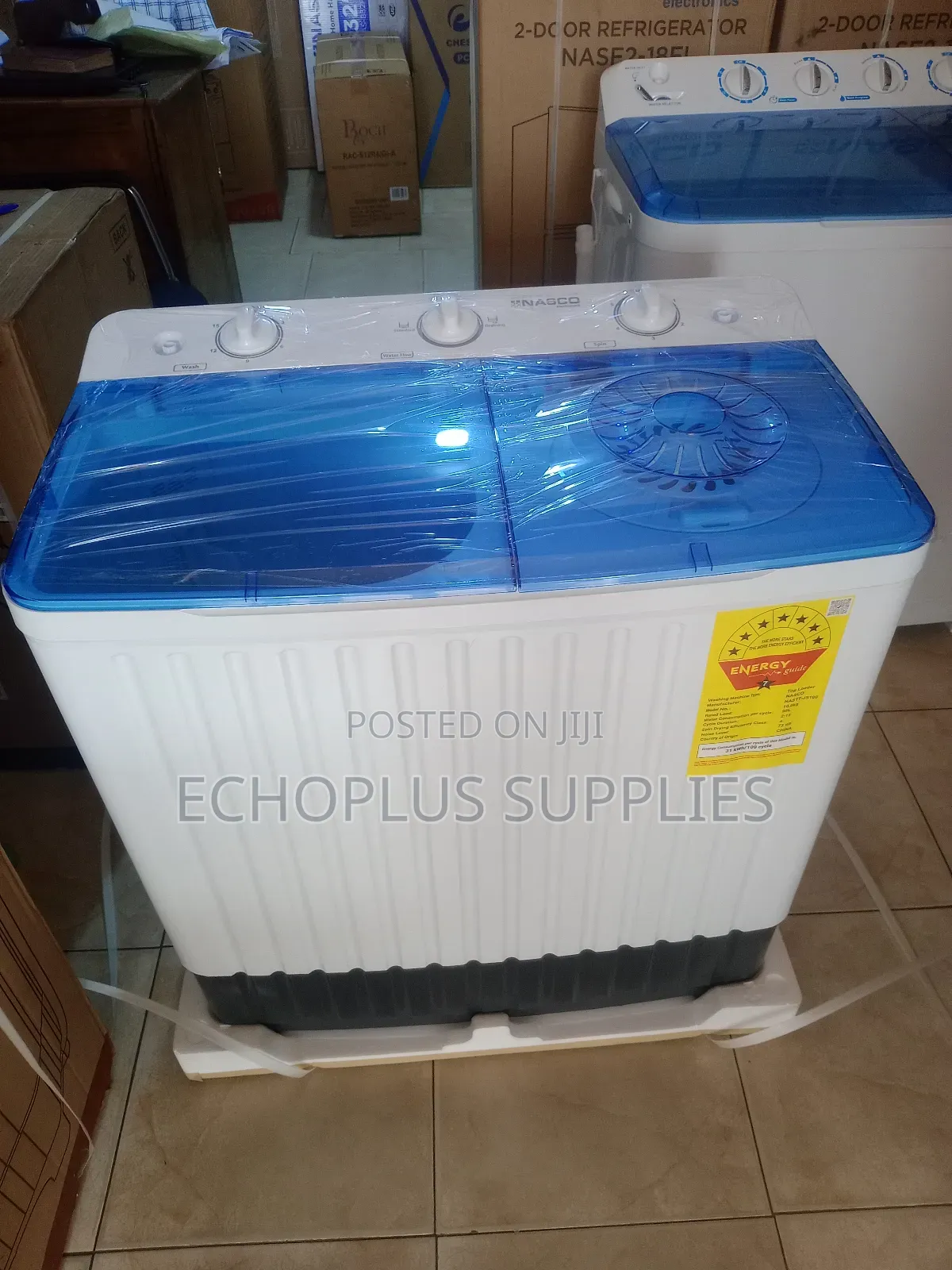 Nasco 10kg Washing Machine/Twin Tub