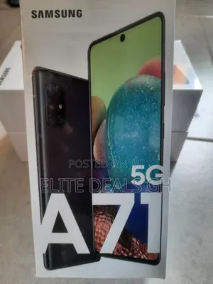 New Samsung Galaxy A71 5G 128 GB Black