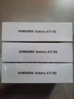 New Samsung Galaxy A71 5G 128 GB Black