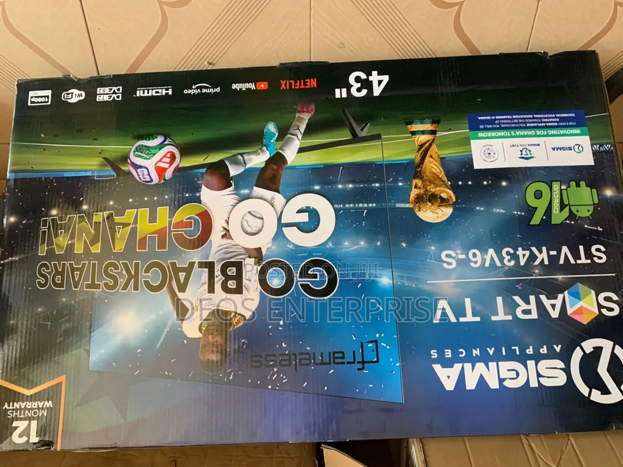 Experience Full Hd! Sigma 43-Inch Smart Tv for Sale