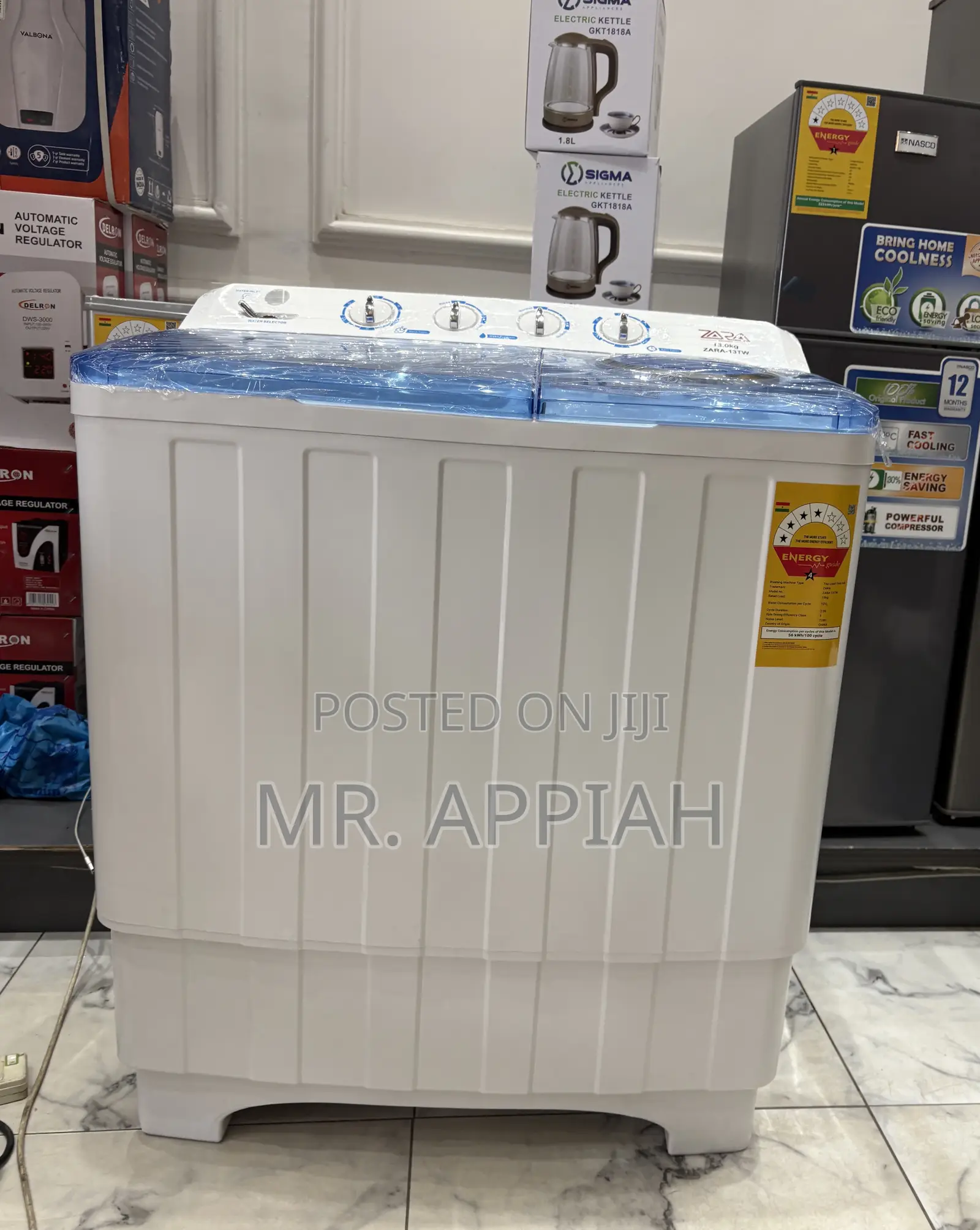 Order Quality Zara Semi-Auto Washing Machine(13kg) 