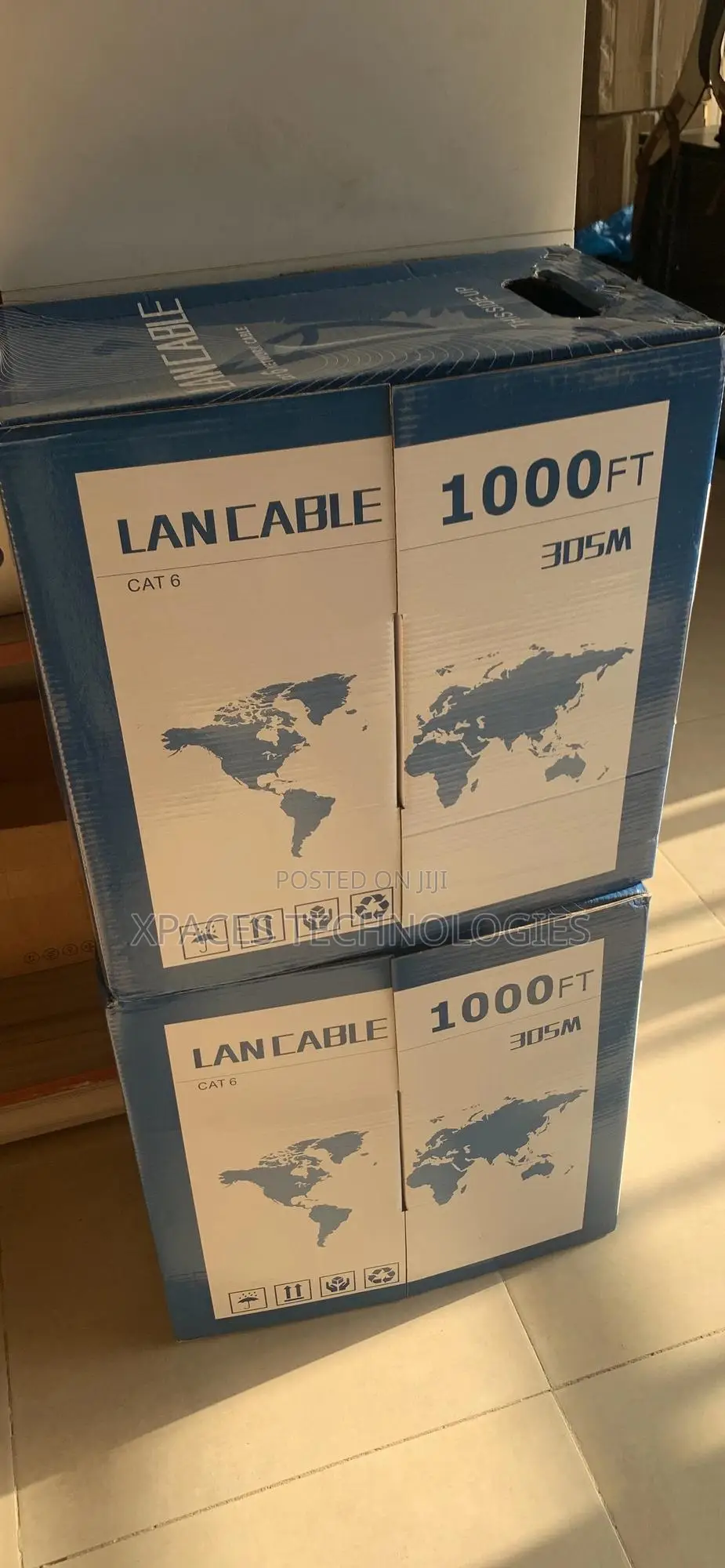 Xpaces Utp Cat6 Indoor Lan Cable 305m