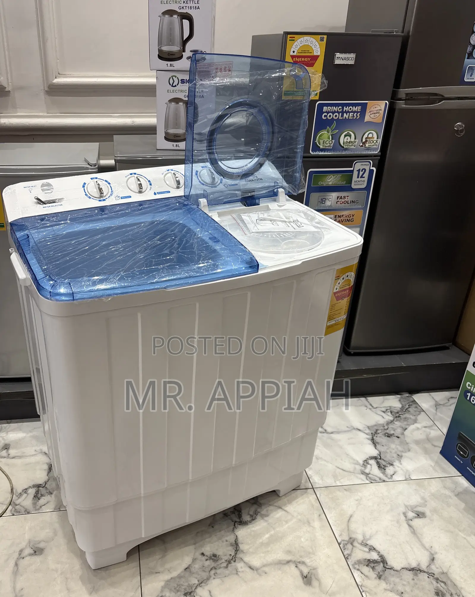 Order Zara 13kg Washing Machine With Transparent Lid 