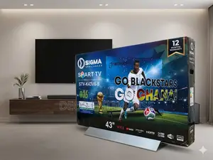 Sigma 43" Smart Tv (Model STV-K43v6-S) - Great Deal!