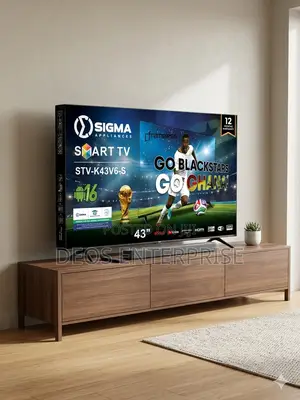 Sigma 43" Smart Tv (Model STV-K43v6-S) - Great Deal!