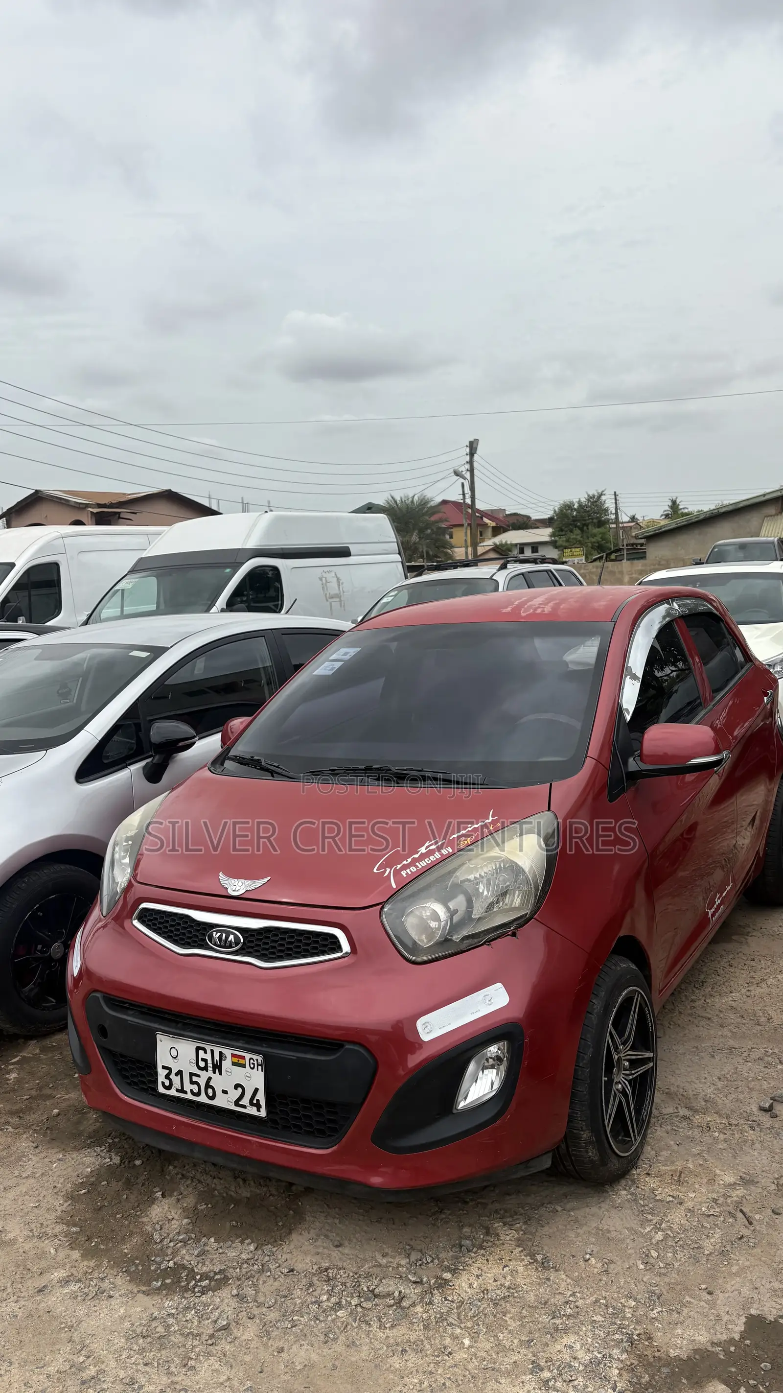 Kia Morning 2011 Red