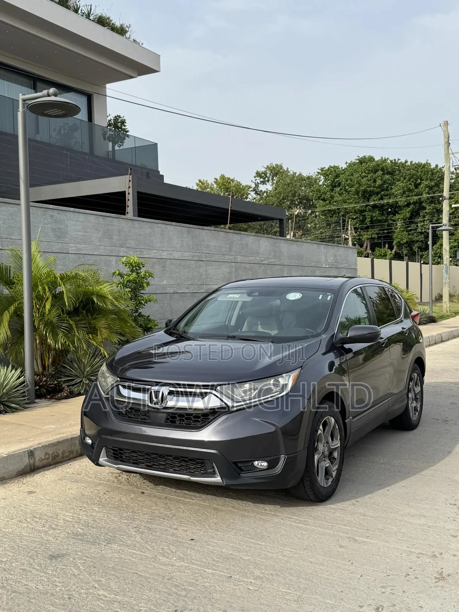 Honda CR-V EX-L 4dr SUV AWD (1.5L 4cyl CVT) 2017 Gray