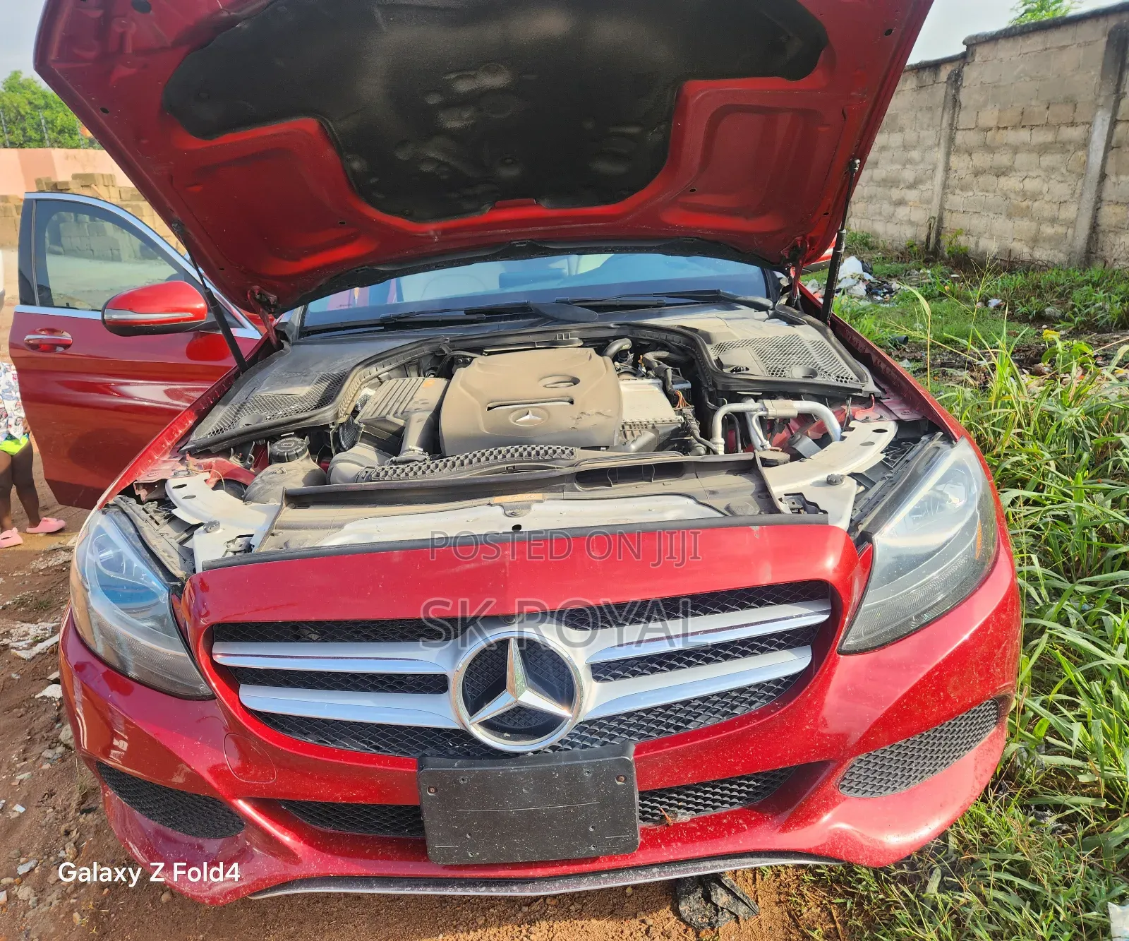Mercedes-Benz C300 Base C300 AWD 4MATIC Sedan 2018 Red