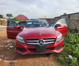 Mercedes-Benz C300 Base C300 AWD 4MATIC Sedan 2018 Red