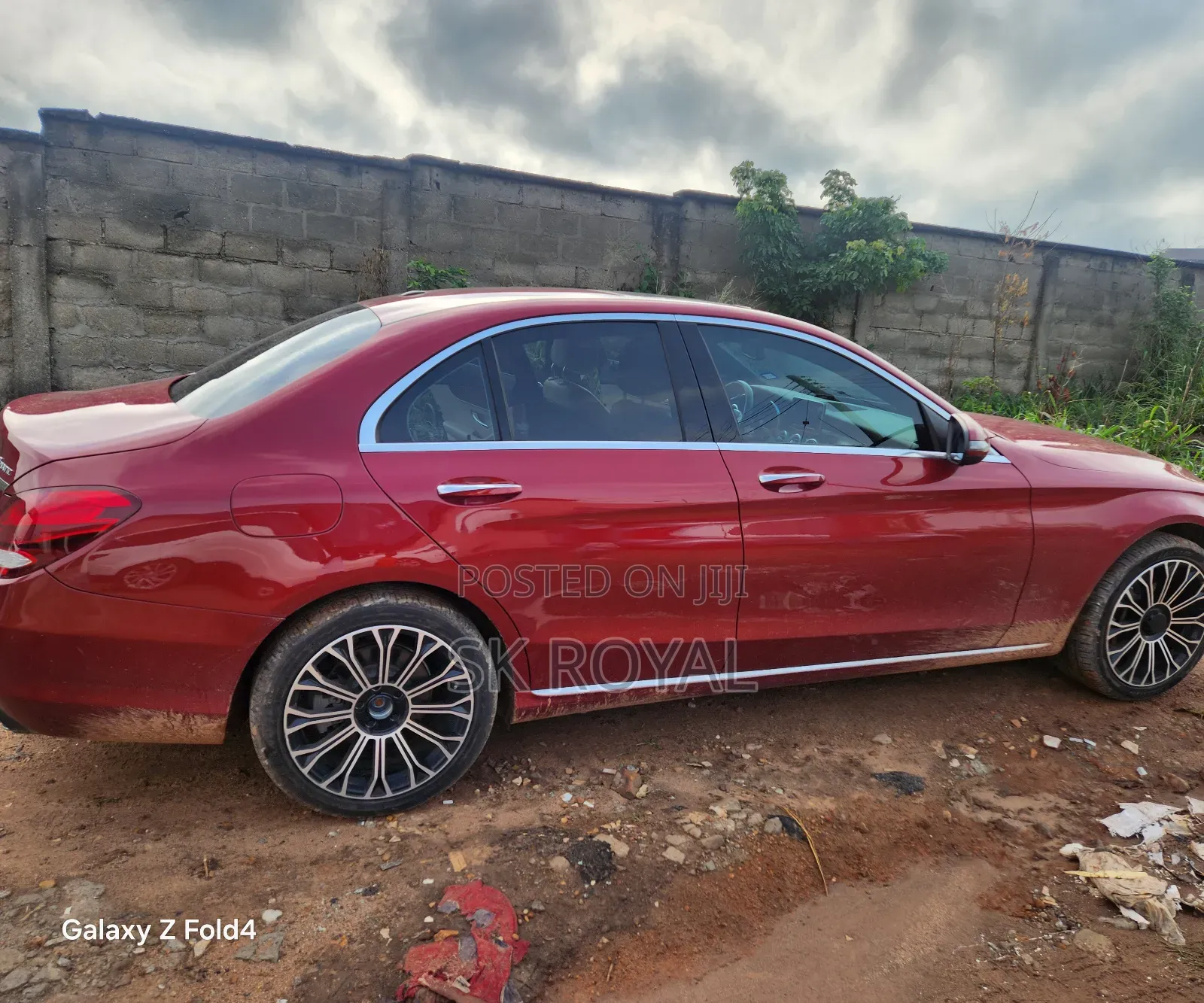 Mercedes-Benz C300 Base C300 AWD 4MATIC Sedan 2018 Red