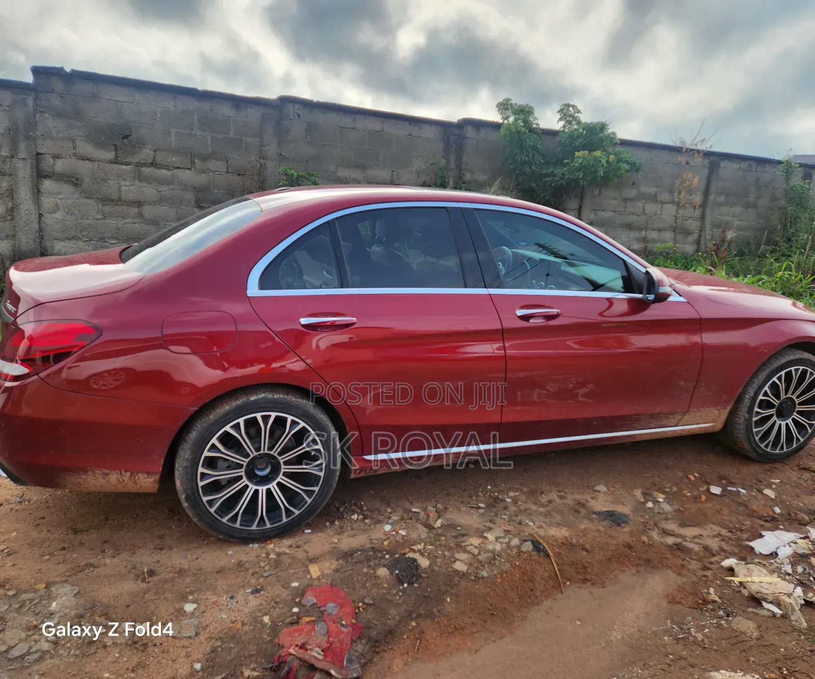 Mercedes-Benz C300 Base C300 AWD 4MATIC Sedan 2018 Red