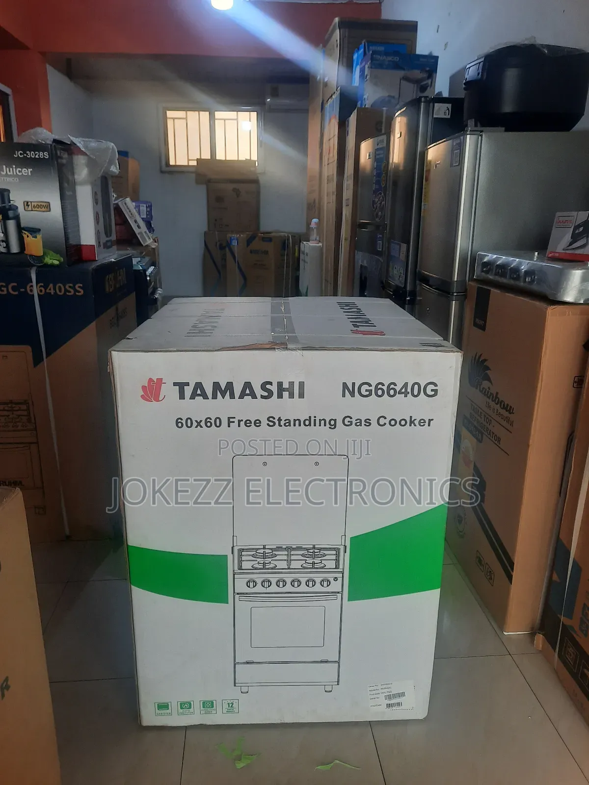 Tamashi Four Burner Gas Stove 60 X 60