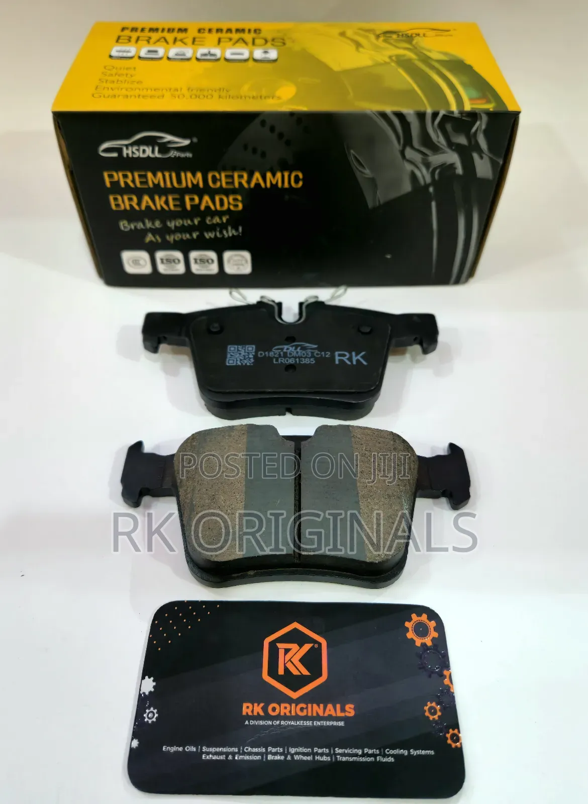 Range Rover Evoque/Velar/Discovery/E-Pace/F-Pace Ceramic Back Pad