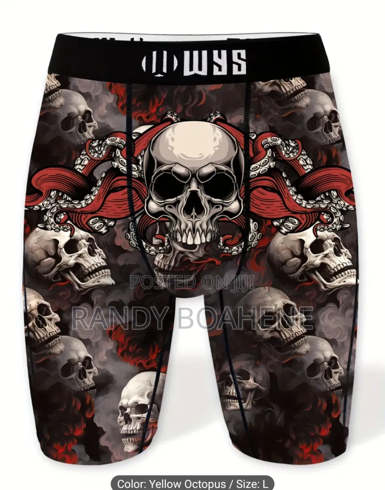 Skull Octopus Men Boxers