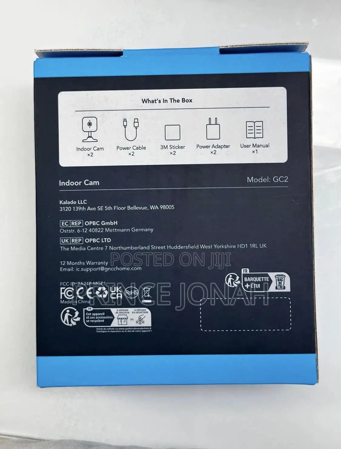 GNCC Indoor Security Camera for Home Security With Wi-Fi