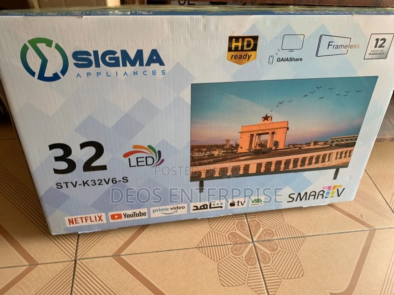 Sigma 32 Hd Led Tv Smart Frameless Immersive Screen