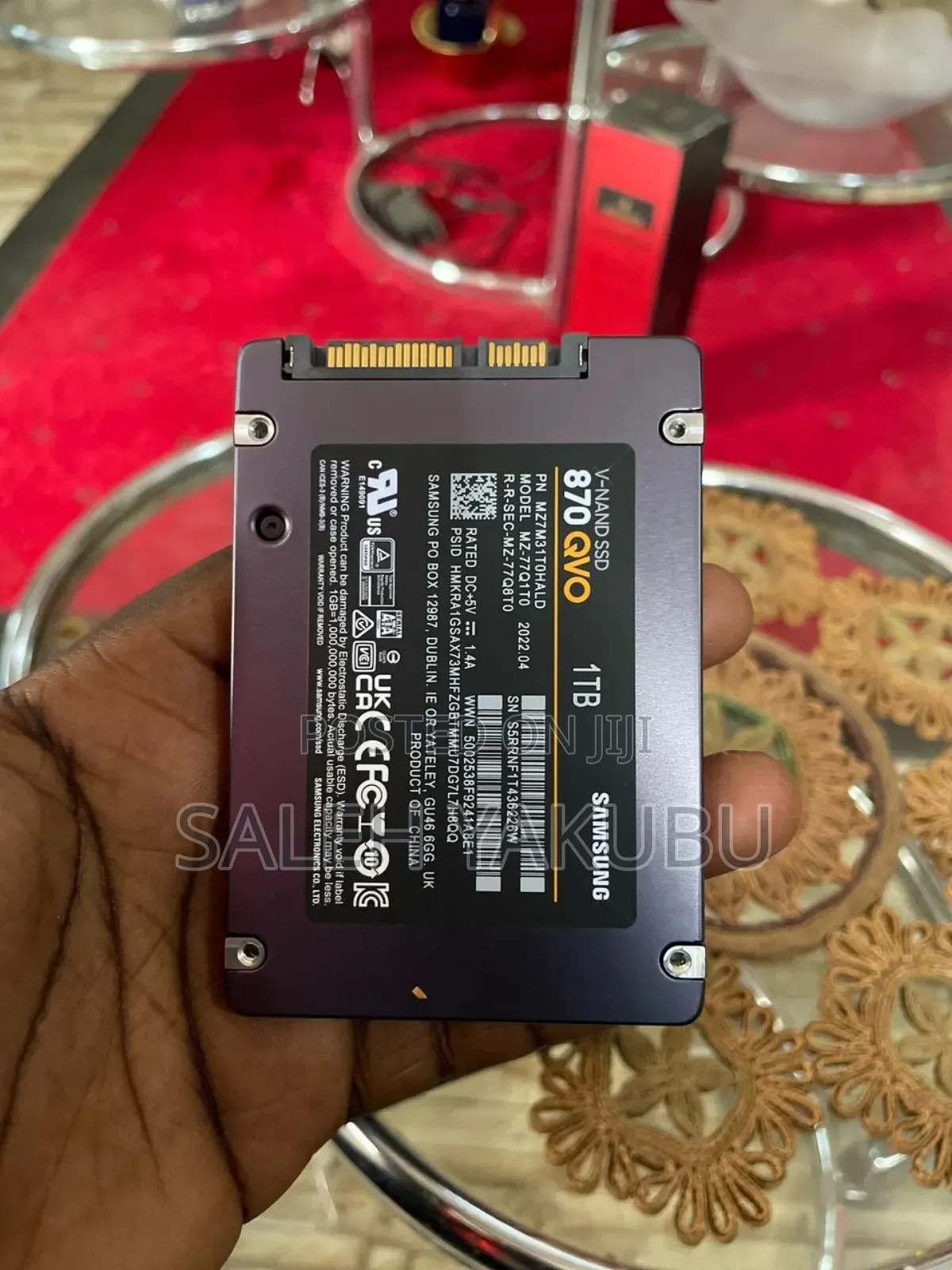 1 Tb Samsung 870 Qvo 2.5 Sata External Hard Drive