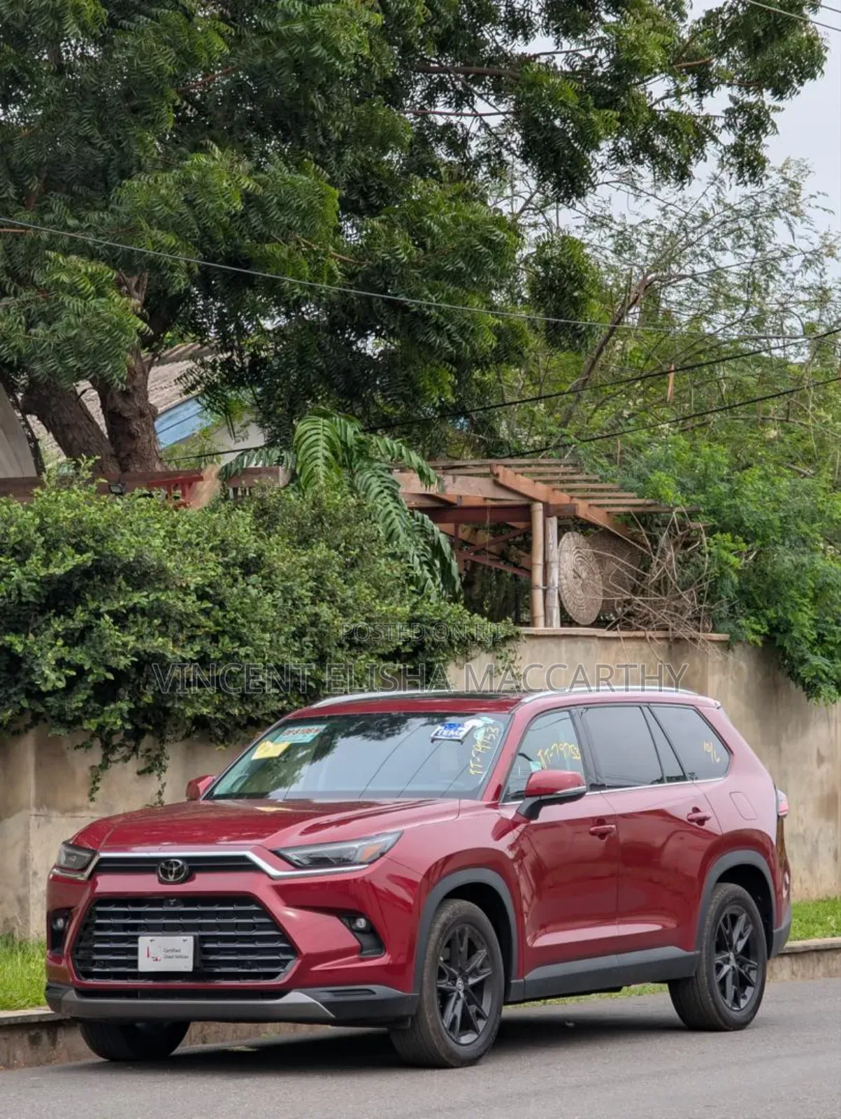 Toyota Highlander Platinum AWD 2024 Burgundy