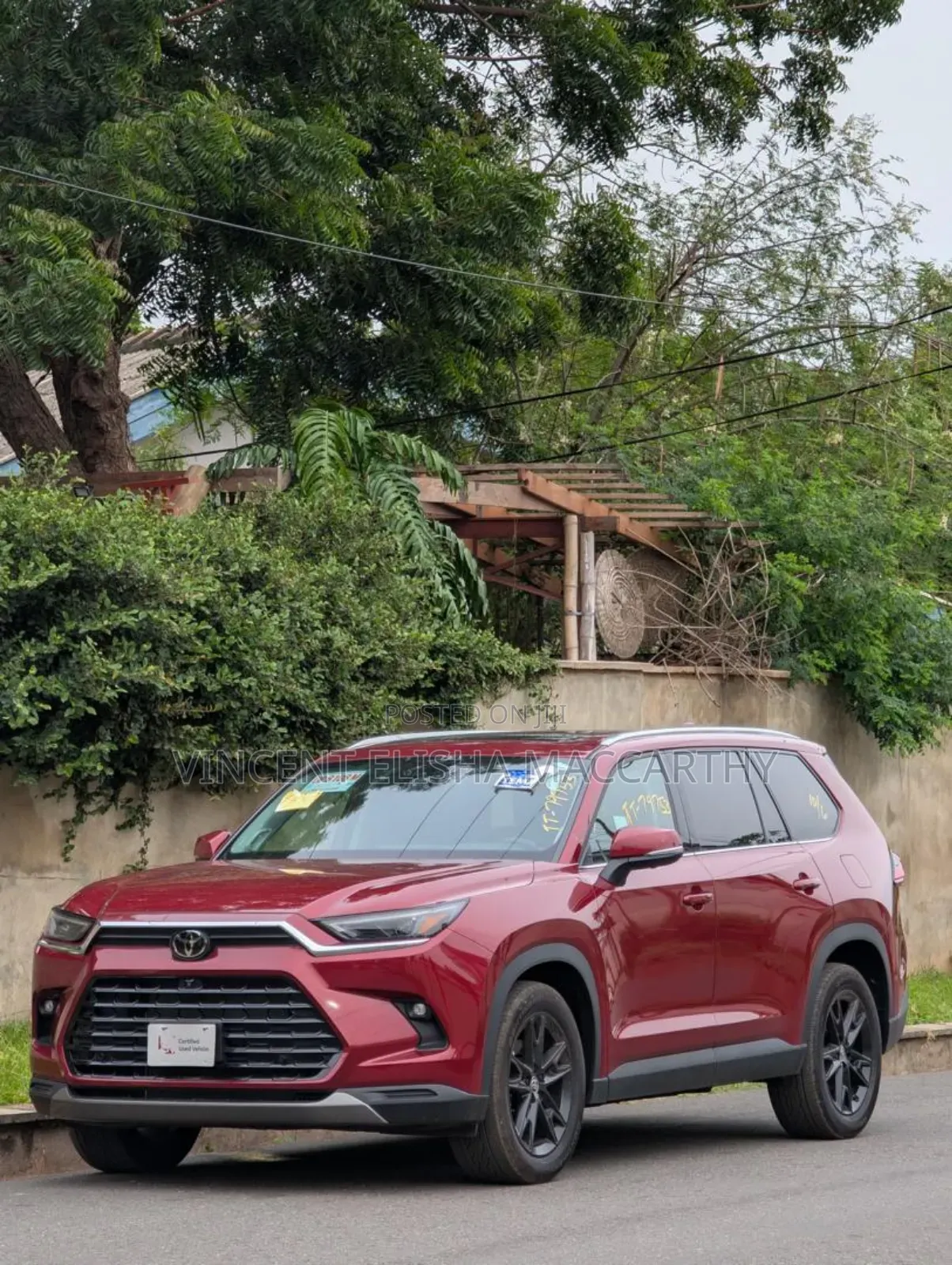 Toyota Highlander Platinum AWD 2024 Burgundy