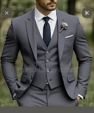 Quality Luxurious Three Piece Suit for Wedding