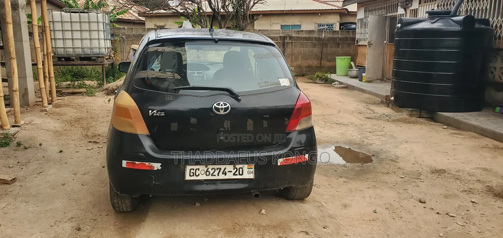 Toyota Vitz 1.3 AWD 5dr 2010 Black
